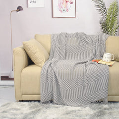 Nordic Knit Sofa Blanket