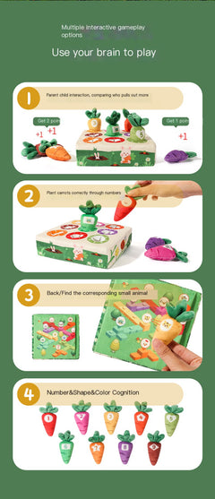 Carrots In The Garden - A Fun Carrot Pulling Game for Little Hands