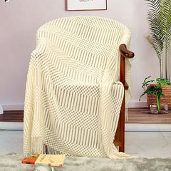 Nordic Knit Sofa Blanket