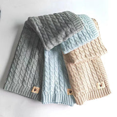 Cozy Cotton Knit Lap Blanket