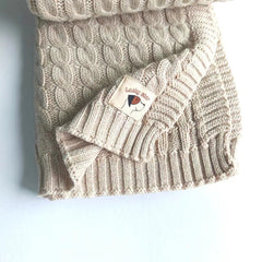 Cozy Cotton Knit Lap Blanket