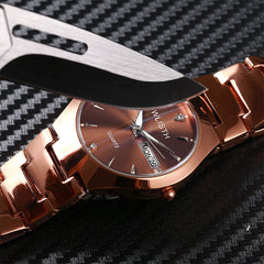 Women's and Men's Waterproof Quartz Watch Set (Couple)