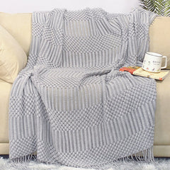 Nordic Knit Sofa Blanket