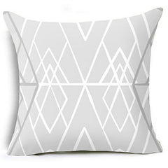 Pastel Geometry Accent Pillow Cover