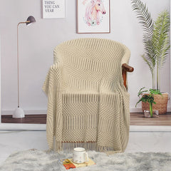 Nordic Knit Sofa Blanket