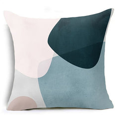 Pastel Geometry Accent Pillow Cover