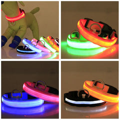 🐕 Light-Up LED Dog Collar – Adjustable, Waterproof, Safe for Night Walks
