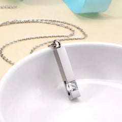 Birthstone Memorial Pendant-Cremation Jewelry