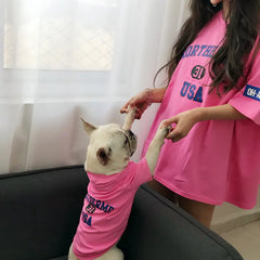 Fur Baby & Me Matching T-Shirts - Cute Twinning Apparel for Dog Moms/Cat Moms & Fur Babies