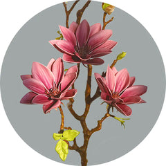Elegant Magnolia Faux Flowers for Home Decor